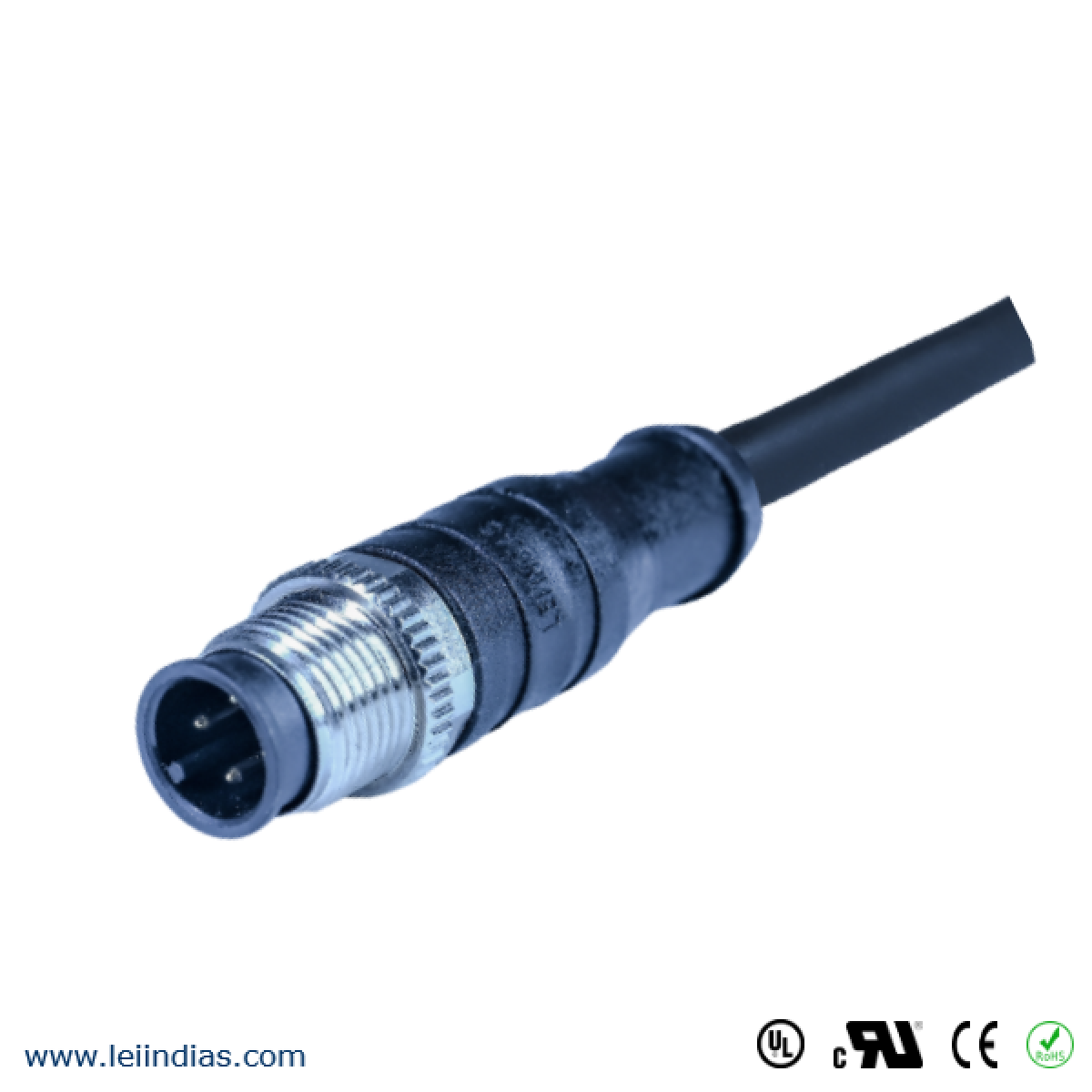 M12 Connector 4 Pin Female Sensor Cable Lei India 0978